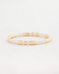 Chicos White Enamel Hinge Bangle - WHITE Chicos White Enamel Hinge Bangle - WHITE