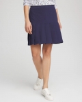 Chicos Zenergy® UPF Pleated Skort - PASSPORT BLUE