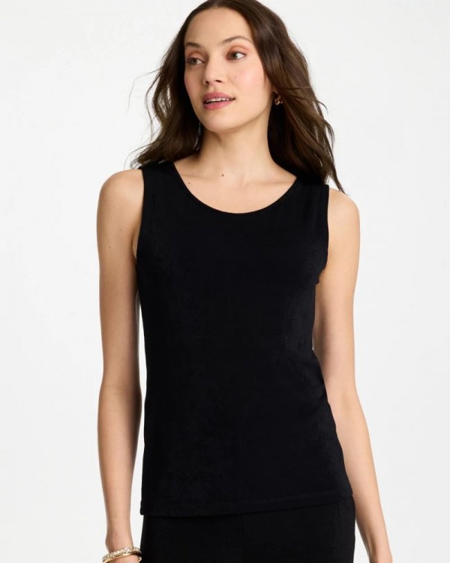 Chicos Travelers™ Convertible Tank - TRAVELERS BLACK