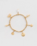 Chicos Goldtone Stretch Charm Bracelet - GOLD Chicos Goldtone Stretch Charm Bracelet - GOLD