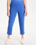 Chicos Zenergy® Soft Pique Cropped Pants - AMPARO BLUE