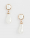 Chicos Faux Pearl Drop Earrings - NEUTRAL