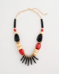 Chicos Chico's Originals Mixed-Media Bib Necklace - MULTI Chicos Chico's Originals Mixed-Media Bib Necklace - MULTI