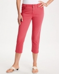 Chicos Girlfriend Slim Capri Jeans - CALYPSO CORAL