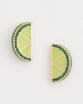 Chicos Luxurious Lime Stud Earrings - GREEN