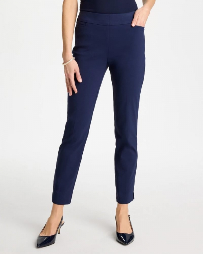 Chicos Brigitte™ Slim Pull-On Ankle Pants - PASSPORT BLUE