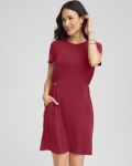 Chicos Zenergy® Bungee-Waist Dress - RUSSET RED Chicos Zenergy® Bungee-Waist Dress - RUSSET RED