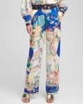 Chicos Sanibel Island Print Pants - ENGLISH CREAM