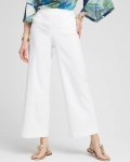 Chicos Brigitte™ Wide-Leg Cropped Pants - ALABASTER