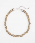 Chicos Mixed Metal Twist Necklace - MIXED METALS Chicos Mixed Metal Twist Necklace - MIXED METALS
