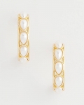 Chicos No Droop® Faux Pearl Hoop Earrings - PEARL Chicos No Droop® Faux Pearl Hoop Earrings - PEARL