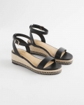 Chicos Brielle Espadrille Wedge Sandals - BLACK Chicos Brielle Espadrille Wedge Sandals - BLACK