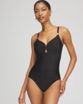 Chicos Miraclesuit® Razzle Dazzle Antheia One Piece Swimsuit - BLACK Chicos Miraclesuit® Razzle Dazzle Antheia One Piece Swimsuit - BLACK