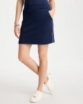 Chicos Zenergy® Soft Pique Piped Skort - PASSPORT BLUE