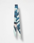 Chicos Skylight Double-Sided Skinny Scarf - TEAL SHADOW Chicos Skylight Double-Sided Skinny Scarf - TEAL SHADOW