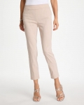 Chicos Brigitte™ Slim Twill Stripe Neutral Crop - NEUTRAL