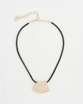 Chicos Gold Glitz Pendant Necklace - GOLD