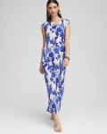 Chicos Travelers™ Cowl Neck Maxi Dress - VIBRANT BLUE
