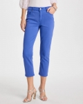 Chicos Girlfriend Slim Cropped Jeans - AMPARO BLUE Chicos Girlfriend Slim Cropped Jeans - AMPARO BLUE