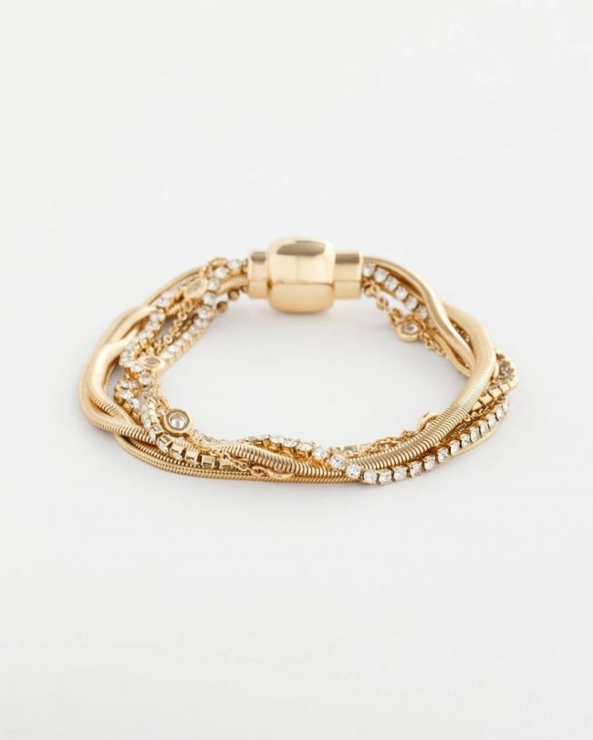 Chicos Goldtone Multistrand Bracelet - GOLD Chicos Goldtone Multistrand Bracelet - GOLD