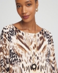 Chicos Convertible Layered Tourmaline Necklace - BLACK
