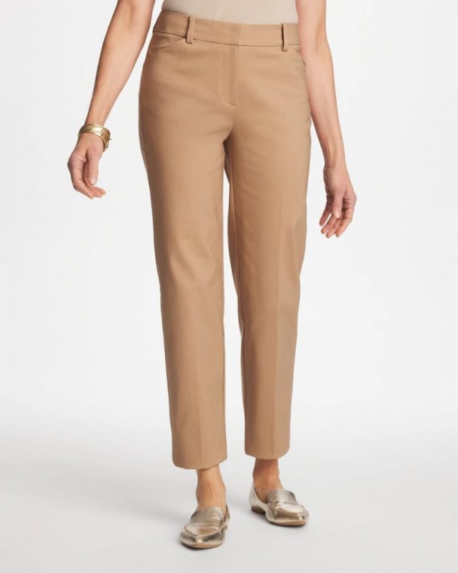 Chicos Emme Slim Ankle Pants - CATTAIL BROWN Chicos Emme Slim Ankle Pants - CATTAIL BROWN