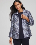 Chicos Travelers™ Jacquard Swirl Jacket - TRAVELERS INDIA INK Chicos Travelers™ Jacquard Swirl Jacket - TRAVELERS INDIA INK