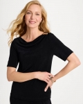 Chicos Travelers™ Jewelry Detail Top - TRAVELERS BLACK Chicos Travelers™ Jewelry Detail Top - TRAVELERS BLACK