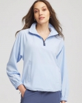 Chicos Zenergy® UPF Half-Zip Mockneck Top - DELPHINIUM BLUE Chicos Zenergy® UPF Half-Zip Mockneck Top - DELPHINIUM BLUE