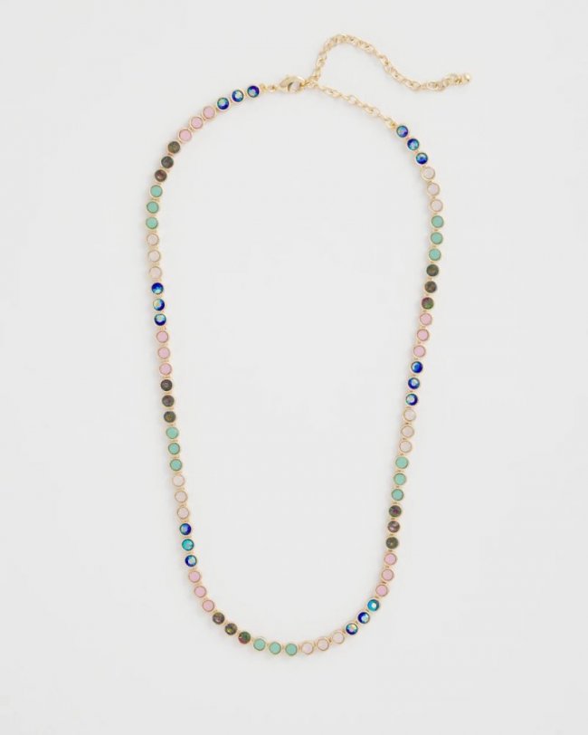 Chicos Tennis Necklace - MULTI