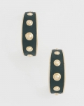 Chicos No Droop® Green & Gold Hoop Earrings - GREEN Chicos No Droop® Green & Gold Hoop Earrings - GREEN