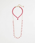 Chicos Convertible Red Necklace - RED Chicos Convertible Red Necklace - RED