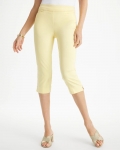 Chicos Brigitte™ Slim Rivet Pull-On Capri Pant - GOLDEN HAZE Chicos Brigitte™ Slim Rivet Pull-On Capri Pant - GOLDEN HAZE