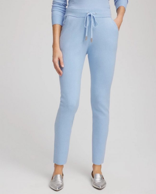 Chicos Zenergy® Luxe Tapered Ankle Pants - CRYSTAL TOPAZ