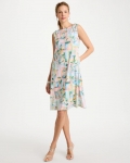 Chicos Jersey Knit Positano Shift Dress - BONDI BLUE Chicos Jersey Knit Positano Shift Dress - BONDI BLUE