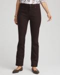 Chicos Girlfriend Slim Full-Length Jeans - COCOA BEAN Chicos Girlfriend Slim Full-Length Jeans - COCOA BEAN