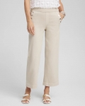 Chicos Pull-On Wide Leg Ankle Jeans - LT CANELLA TAN Chicos Pull-On Wide Leg Ankle Jeans - LT CANELLA TAN