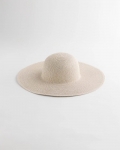 Chicos Metallic Straw Sun Hat - NEUTRAL