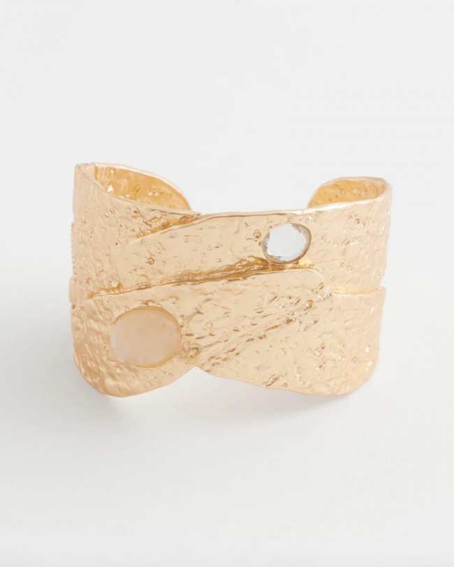 Chicos Molten Goldtone Cuff Bracelet - GOLD