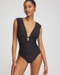 Chicos Magicsuit Dash One Piece - BLACK