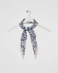 Chicos Printed Woven Skinny Scarf - PASSPORT BLUE Chicos Printed Woven Skinny Scarf - PASSPORT BLUE