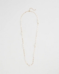 Chicos Pearl and Link Necklace - PEARL Chicos Pearl and Link Necklace - PEARL