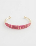 Chicos Thread Wrapped Cuff Bracelet - PINK
