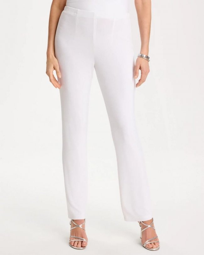 Chicos Travelers™ No Tummy Lined Pants - TRAVELERS WINTER DRIFT