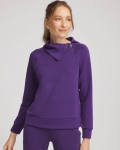 Chicos Zenergy® Soft Popover Top - PURPLE ELIXIR