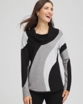 Chicos Zenergy® Luxe Intarsia Cowlneck Top - FROSTED GRAY HEATHER Chicos Zenergy® Luxe Intarsia Cowlneck Top - FROSTED GRAY HEATHER