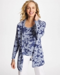 Chicos Ella Floral Cardigan - BLUE Chicos Ella Floral Cardigan - BLUE