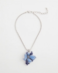 Chicos Blue Flower Pendant - BLUE Chicos Blue Flower Pendant - BLUE
