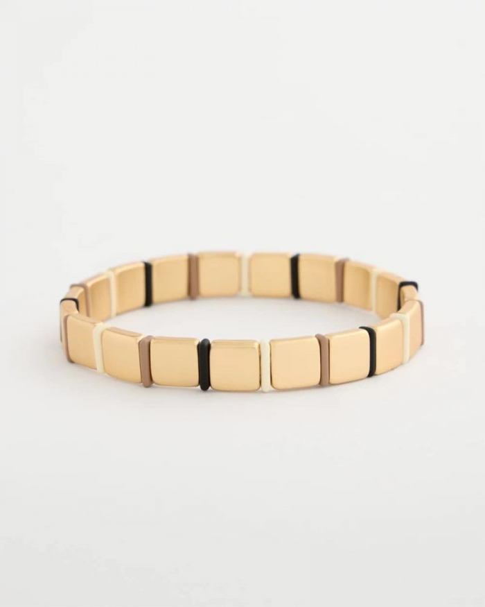 Chicos Glam Neutral Slice Stretch Bracelet - NEUTRAL