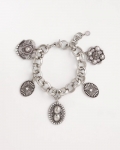 Chicos Medallion Charm Bracelet - SILVER Chicos Medallion Charm Bracelet - SILVER